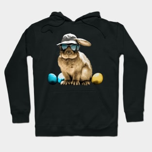 Easter Bunny Sunglasses Hat Hoodie